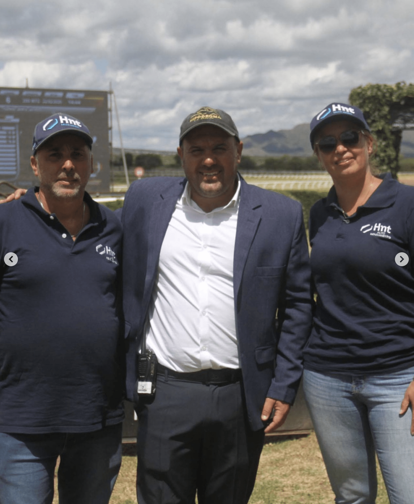 Equipo Laboratorio HNT en el Hipódromo de La Punta - Gran Premio Vicente Dupuy GIII turf San Luis