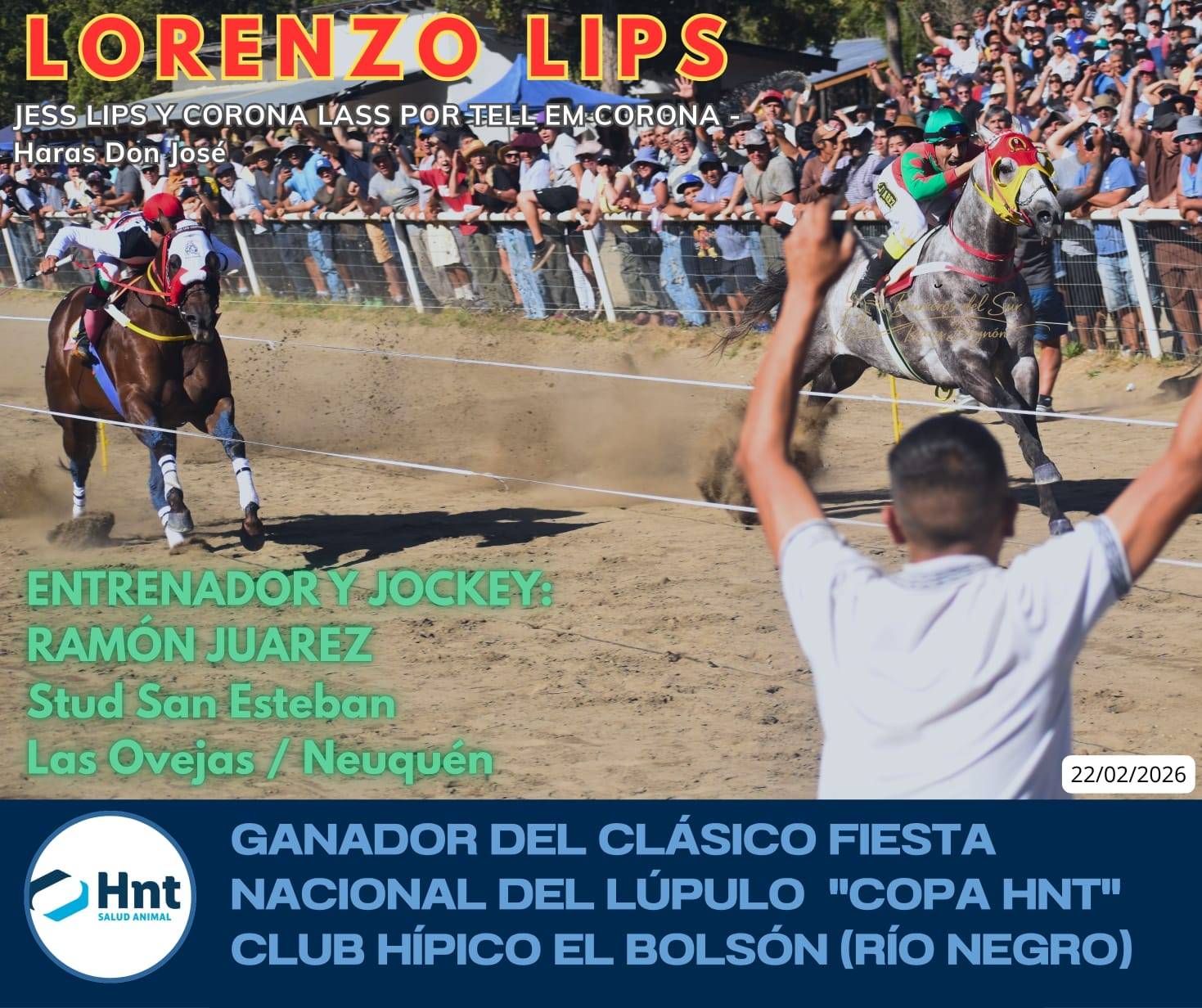 HNT Laboratorio suplementos equinos turf El Bolsón Río Negro Patagonia